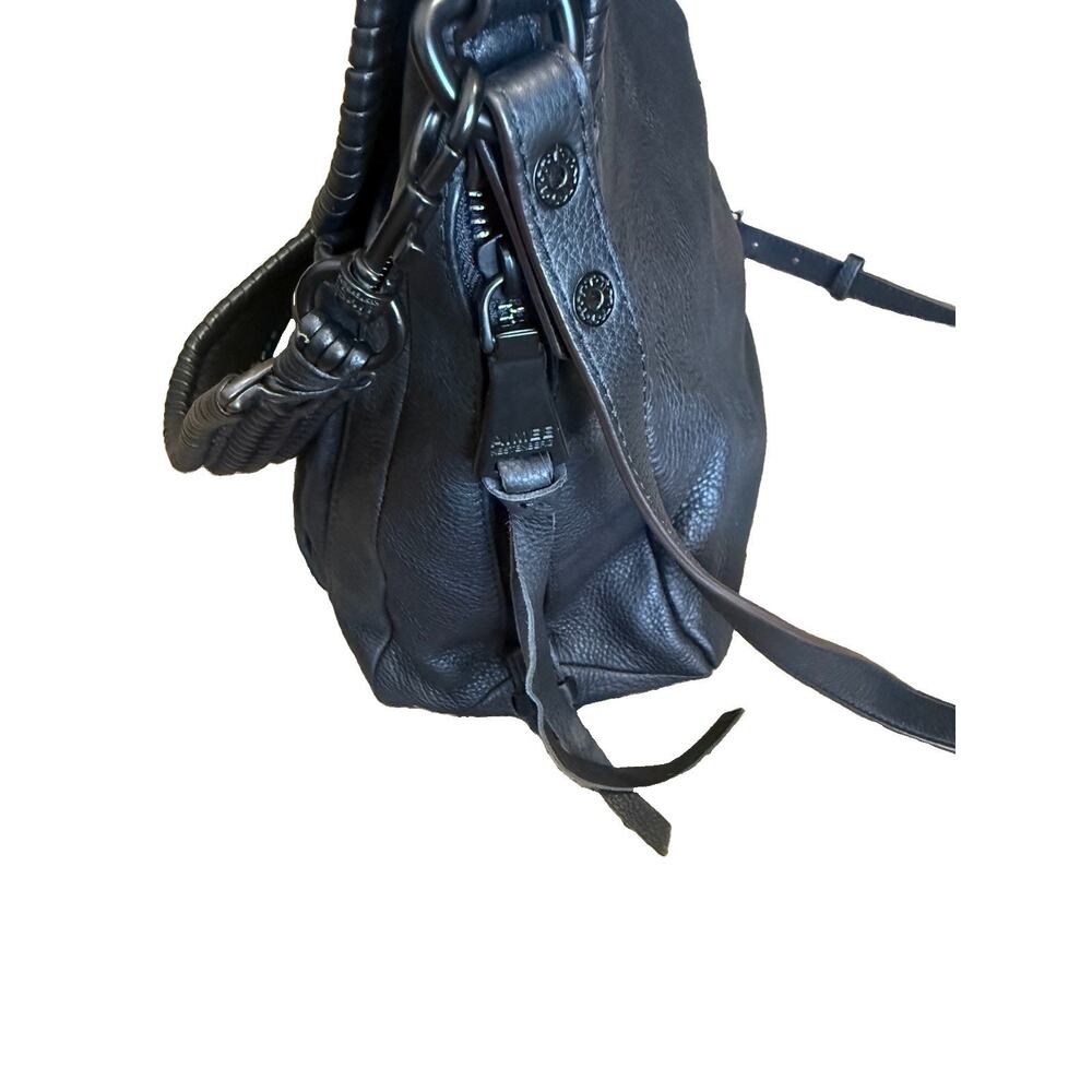 Aimee Kestenberg All For Love Black Leather Convertible Backpack Shoulder Bag - Picture 14 of 16